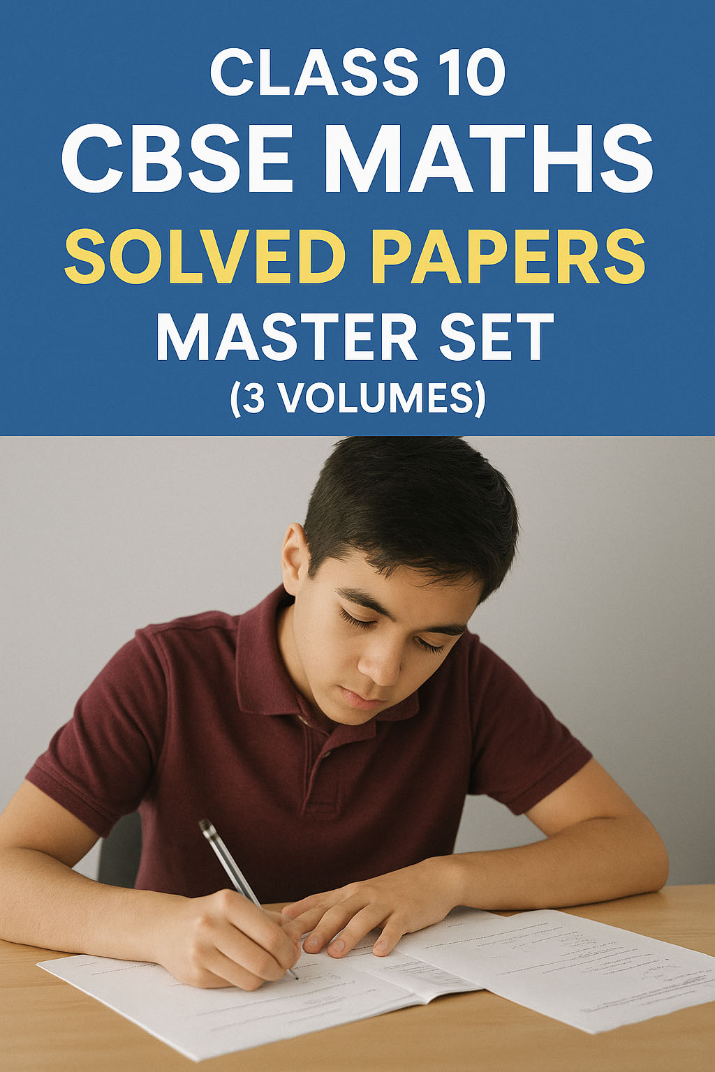 Class 10 CBSE Maths: Solved Papers Master Set (3 Volumes)