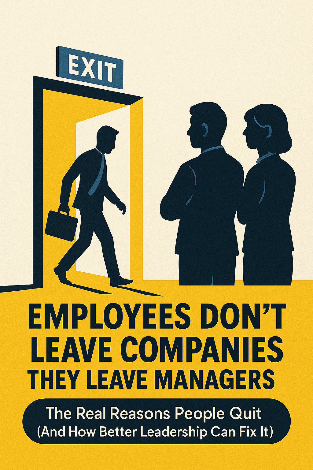 Employees Don’t Leave Companies They Leave Managers